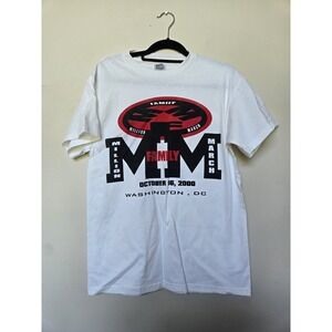 Vintage Y2k 2000 Million Family March T Shirt Adult Sz M Washington Dc Graphic